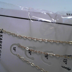 14kt or 10kt  Chains and Bracelet