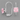 Sterling Silver 6X6 Leverback Pink CZ Earring