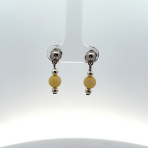 Silver and Gold Plated Earring