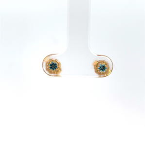 Silver and Gold Plated Earring