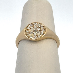 14K Yellow Fashion Ring CTW: .25