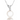Lady's 14k White Gold Pearl Necklace