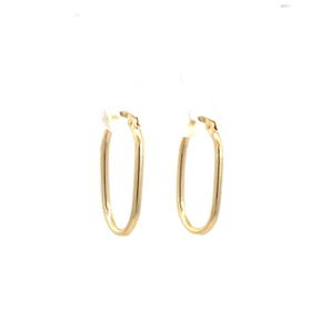 14k Yellow Gold Hoop Earrings