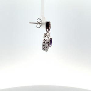 Sterling Silver Pear Shaped Earrings
