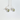 14K White Gold 5MM Bezel Peridot Stud Earrings