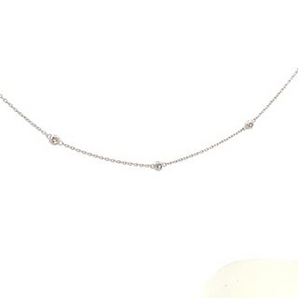 Lady's 14k White Gold Necklace