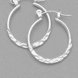 Silver and Gold Plated Earring