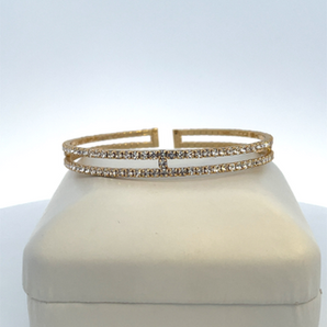 Silver and Gold Plated Bracelet