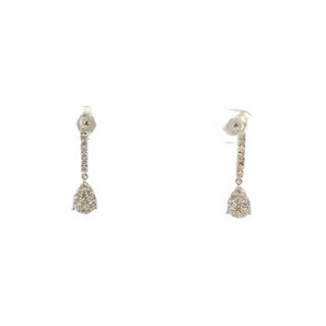 14k White Gold Earrings