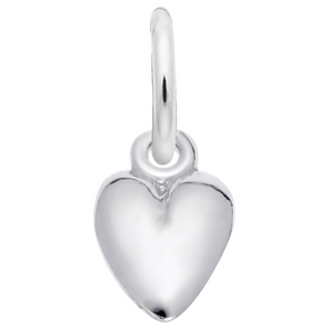 Small Sterling Silver Heart Charm