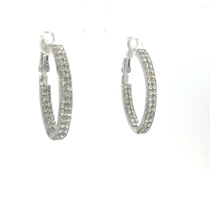 Silver and Gold Plated Earring