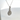 14K White .75CTS Diamond Pear Shape Halo With Cluster Pendant
