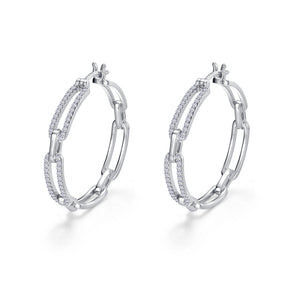 Silver and Gold Plated Earring