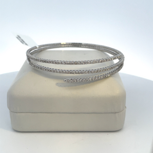 Lady's 14k White Gold Bangle