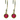 Gold Plated January Crystal Drop Earrings