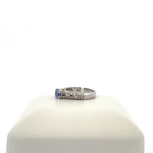 14k White Gold Tanzanite Ring