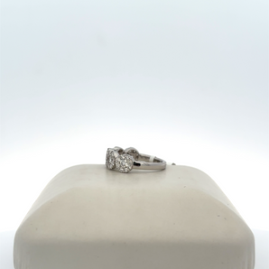 14k White Gold Diamond Ring
