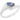 14k White Gold Alexandrite Ring
