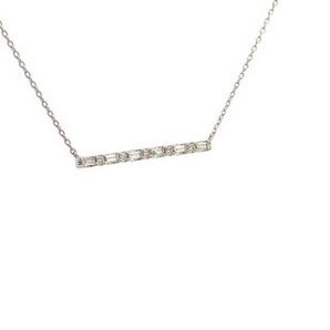 Lady's 10k White Gold Necklace