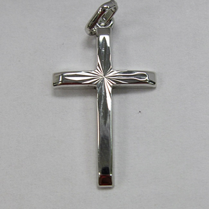 Lady's 14k White Gold Cross