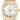 Gold SEIKO Watch with White Dial