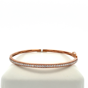 Lady's 14k Rose Gold Bangle