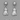 Silver and Gold Plated Earring