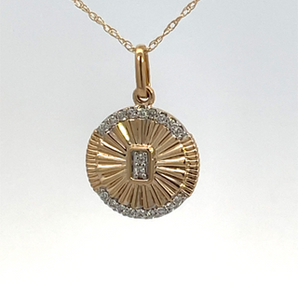 14k Yellow Gold Pendant