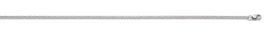 Rhodium Plated Sterling Silver Medium Cable