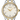 Diamond Two-Toned Seiko Quartz Watch with Silver Dial
