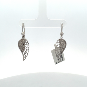 Sterling Silver Wing Earrings