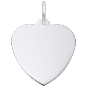 Sterling Silver Small Classic Heart Charm