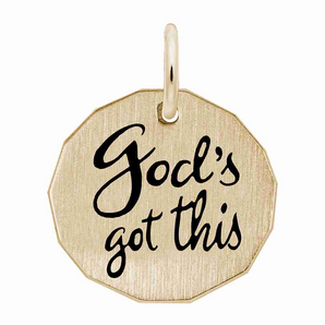 God’s Got This Gold Plated Charm