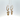 Gold Plated Leverback Heart/Bow Earrings