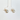 14K Yellow Gold 5MM Bezel Aquarmarine Stud Earrings