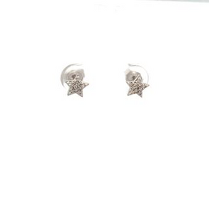 10k White Gold Earrings