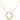 10K Yellow Gold Diamond Clover Necklace