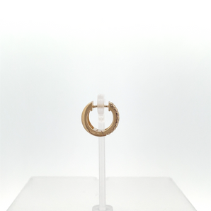 14k Yellow Gold Huggie Earrings