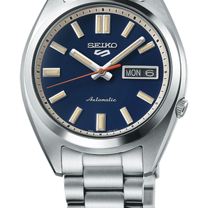 Seiko 5 Sports Midsize Stainless Steel Automatic Blue Dial