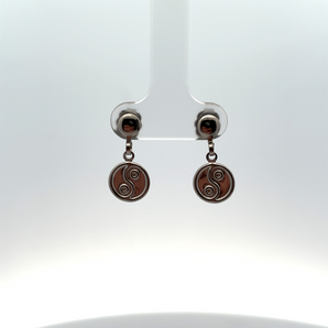 Silver and Gold Plated Earring