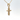 14KT Yellow Ladies Diamond Cross Pendant .09CTW