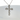 18KT White .38CTW Diamond Baguette Cross Pendant