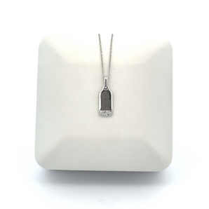 Lady's 10k White Gold Necklace