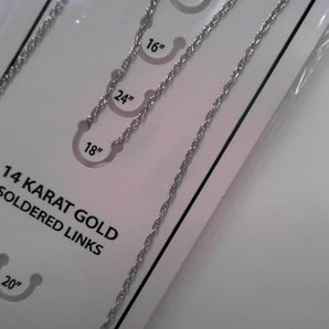 14kt or 10kt  Chains and Bracelet