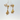 Gold Plated Dangling Fish Earrings