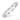 Lady's 14k White Gold Band with .31ctw Baguette and Round Diamonds