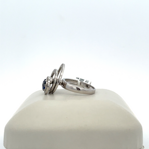 14k White Gold Sapphire Ring