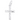 Sterling Silver Small Flared Cross Charm