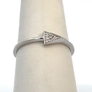 Sterling Silver Triangle Ring