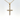 14KT Yellow Ladies Diamond Cross Pendant .09CTW